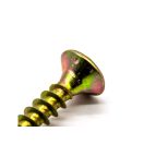 Senkkopf-Spanschraube PZ, gelb 3,5 x 60 mm