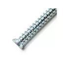 Fenstereckbefestigungsschraube mit normalem Kopf, verzinkt 7,5 x 202 mm