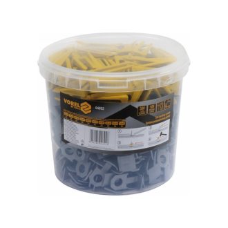   VOREL Pflasternivellierungsset 400 Teile (300 Sockel + 100 Keile)