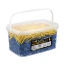 VOREL Fliesenleger-Set 2 mm (700 Fuß + 200 Keil+ Zange)