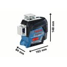 BOSCH GLL 3-80 C Linienlaser (ohne Akku und Ladegerät) + BM 1 Halter + L-Boxx 136