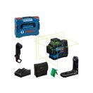 BOSCH Akku-Kombilaser GLL 12V-100-33 CG IP 65 (1 x 2,0 Ah Akku+Ladegerät+LB10 Halterung) in L-BOXX 136