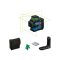 BOSCH Kreuzlinienlaser 3 x 360° grün GLL 80-33CG inkl. LB10 Halterung + USB-C Kabel IP65