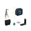 BOSCH Kreuzlinienlaser (grün) GLL 20-22 G in Schutztasche + BT 150 Stativ + Laserzielplatte IP65