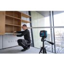 BOSCH Kreuzlinienlaser (grün) GLL 20-22 G in Schutztasche + BT 150 Stativ + Laserzielplatte IP65
