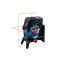 BOSCH Kreuzlinien- und Punktlaser GCL 2-50 C + RM2 + BM3 (1 x 2,0 Ah Akku + Ladegerät) im L-BOXX