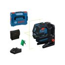 BOSCH Akku-Kombilaser GCL 12V-50-22 CG IP 65 (1 x 2,0 Ah Akku+Ladegerät+RM20 Halterung) im L-BOXX 136