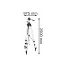 BOSCH Stativ-Laserstativ bis 97,5-250 cm mit 1/4"-Befestigungsgewinde BT 250