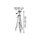 BOSCH Stativ-Laserstativ bis 55-157 cm mit 1/4"-Befestigungsgewinde BT 150