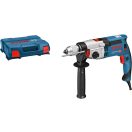 BOSCH Schlagbohrmaschine GSB 24-2 im Koffer + Holzbohrer und Kreisschneider-Set