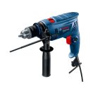 BOSCH Schlagbohrmaschine GSB 600 + 100-teiliges Zubehörset im Koffer / 600 W