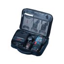 BOSCH Akku-Bohrschrauber GSR 12V-30 in Tasche + Zubehörsets (2 x 2,0 Ah Akku + Schnellladegerät)