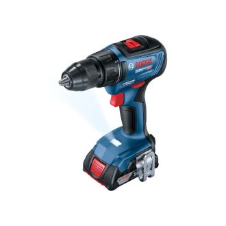   BOSCH Akku-Bohrschrauber GSR 18V-50 im L-Koffer (2 x 2,0 Ah Akku + Ladegerät)