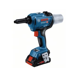   BOSCH GRG 18V-16 C Akku-Blindnietgerät mit 2 x ProCORE18V 4,0 Ah Akkus, 1 x GAL 18V-40 Schnellladegerät
