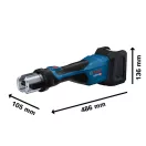 BOSCH Akku-Drehstanzmaschine 360° GPT 18V-32 U Set (ohne Akku und Ladegerät)
