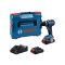 BOSCH Akku-Schlagbohrschrauber GSB 18V-65 im L-BOXX (2 x 4,0 Ah Akku + Ladegerät)