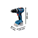 BOSCH Akku-Schlagbohrschrauber GSB 18V-65 im L-BOXX (2 x 4,0 Ah Akku + Ladegerät)