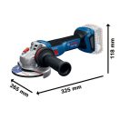 BOSCH Akku-Winkelschleifer 125 mm GWS 18V-11 (ohne Akku und Ladegerät)