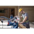 BOSCH Kapp- und Gehrungssäge Gleitschlitten GCM 340-305 D / 1800 W (LED-Schnittanzeige)