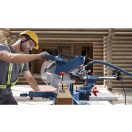 BOSCH Kapp- und Gehrungssäge Gleitschlitten GCM 340-305 D / 1800 W (LED-Schnittanzeige)