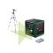 BOSCH Kreuzlinien-Laser (grün) Quigo + Dreibein-Laserstativ