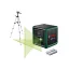 BOSCH Kreuzlinien-Laser (grün) Quigo + Dreibein-Laserstativ