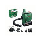 BOSCH Akku-Pumpe EasyInflate 18V-500 + Düsen-Set (1 x 2,0 Ah Akku + Ladegerät)