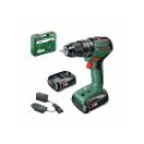 BOSCH Akku-Schlagbohrschrauber UniversalImpact 18V-EC 60 Nm im Koffer (2 x 2,0 Ah Akkus + Ladegerät)
