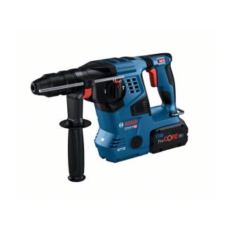   BOSCH Akku-Bohrhammer GBH 18V-28 C in L-BOXX 3,3 J (2 x 8,0 Ah Akkus + Schnellladegerät)