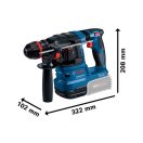 BOSCH Akku-Bohrhammer GBH 18V-22 X im Karton mit ONE CHUCK Spannfutter (ohne Akku + Ladegerät)