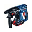 BOSCH Akku-Winkelschleifer GWS 180-LI + Akku-Bohrhammer GBH 180-LI (2 x 4,0 Ah Akkus + Ladegerät) XL