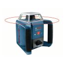 BOSCH Rotationslaser selbstnivellierend (rot) GRL400 H+ BT152 Stativ + GR2400 Messlatte + LR1 Laserempfänger IP56