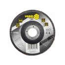 VOREL Fächerschleifscheibe flach 125 x 22,2 mm / P40
