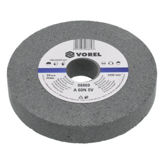 VOREL Schleifscheibe 150 x 32 x 25 mm feine Körnung