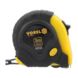 VOREL Maßband 3 mx 16 mm gummiert