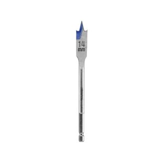 IRWIN Flachholzbohrer 14 x 152 mm Bit Blue Groove 4x