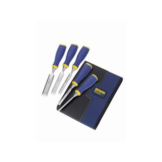 IRWIN Marples Holzmeißel-Set mit 5-teiligem Softgrip-Griff