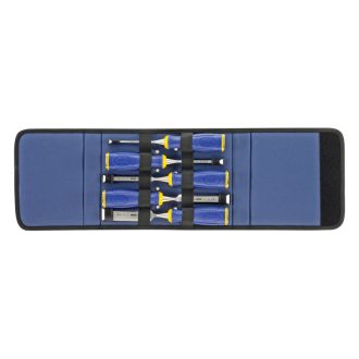   IRWIN Marples Holzmeißel-Set mit 5-teiligem Softgriff-Griff (6-10-15-20-25 mm)