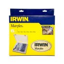 IRWIN Marples Holzmeißel-Set mit 6-teiligem gehämmertem Metallgriff (6-10-15-20-25-35 mm)