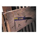 IRWIN Säbelsägeblatt 150 mm/6TPI Holz Bimetall (5 Stück)