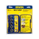 IRWIN Bolt-Grip Kit zum Entfernen gebrochener Schraubenköpfe, 5-teilig