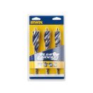IRWIN Holzbohrer-Set 3-teiliger Bit Blue Groove 6x (20-22-25 mm)