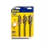 IRWIN Holzbohrer-Set 3-teilig 230 mm Bit Blue Groove Power (20-22-25 mm)