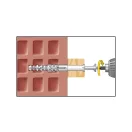 CELO MFR SB Senkbunddübel mit integriertem Sechskantkopf und Unterlegscheibenschraube 10 x 80 mm (4 Stk./c.)