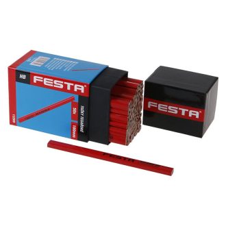 FESTA Zimmermannsbleistift 180 mm rot