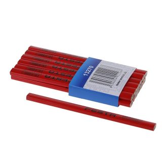 FESTA Zimmermannsbleistift 175 mm oval rot