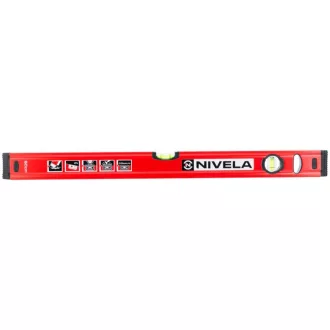 NIVELA Wasserwaage 600 mm mit 2 Wasserwaagen