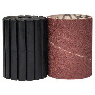 BOSCH Dorn- und Schleifhülsen-Set 60 mm Körnung 80