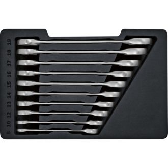 BOSCH Ratschenschlüsselsatz 10-teilig 8-19 mm CrV