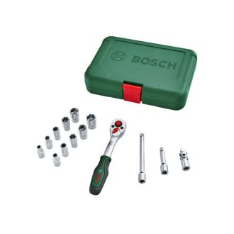 BOSCH 1/4" Ratschenschlüsselsatz 14-teilig